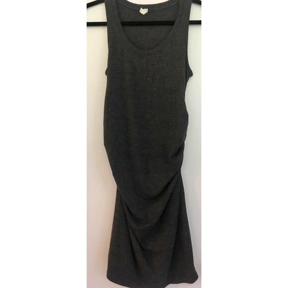 PINKBLUSH | Grey Maternity Bodycon Sleeveless Dress - Picture 9 of 9